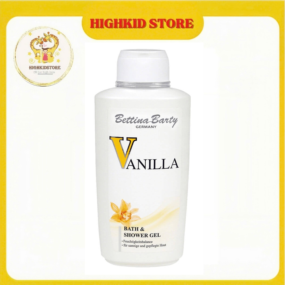 Sữa Tắm Bettina Barty Vanilla, 500 ml