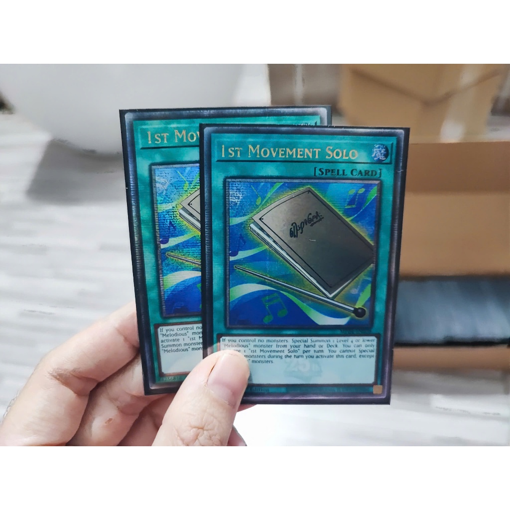[Yugioh Funny Shop] 1 lá thẻ bài 1st Movement Solo - MP24-EN038 - Quarter Century Rare 1st Edition