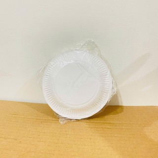 Dĩa Giấy Trắng Nhỏ 13cm - 20 Cái/Xấp