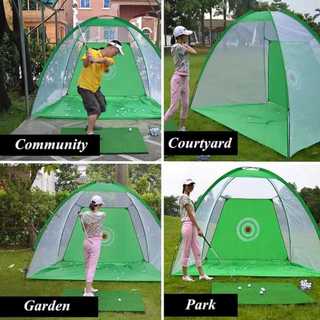 Lồng Tập Golf 2m x1.4m 3m x 2m (Tặng kèm bóng golf xốp và Tee cao su)