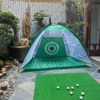 Lồng Tập Golf 2m x1.4m 3m x 2m (Tặng kèm bóng golf xốp và Tee cao su)