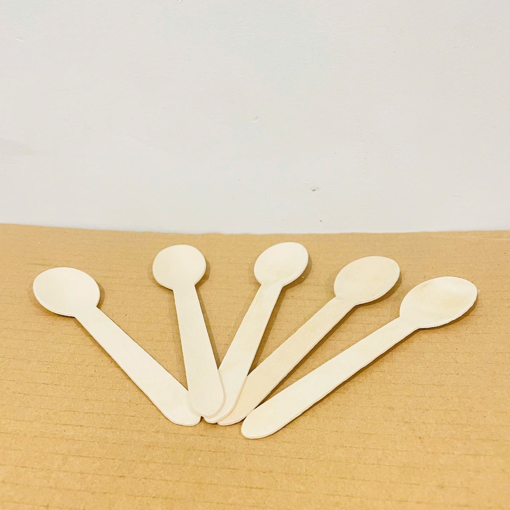 Set 10 Muỗng Gỗ Ăn Cơm