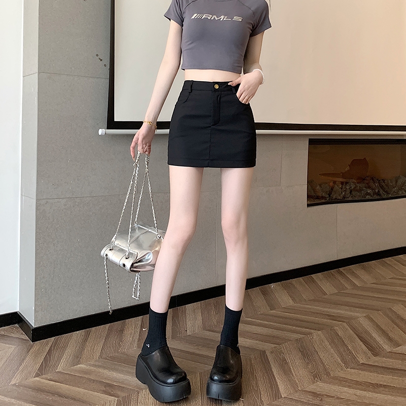 Kèm Đai Lưng] Chân Váy Ngắn Dáng Chữ A, 4 Túi Trước Sau, Vải Xước Hàn Ép Mùng Dày Đẹp Đứng Form Váy V508 | BigBuy360 - bigbuy360.vn