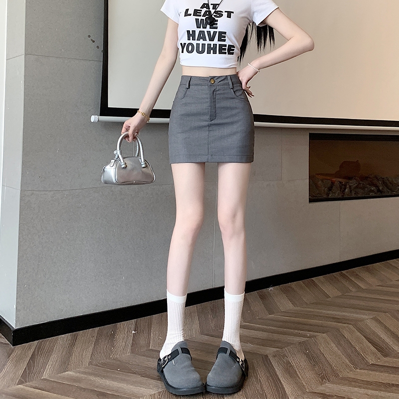 Kèm Đai Lưng] Chân Váy Ngắn Dáng Chữ A, 4 Túi Trước Sau, Vải Xước Hàn Ép Mùng Dày Đẹp Đứng Form Váy V508 | BigBuy360 - bigbuy360.vn