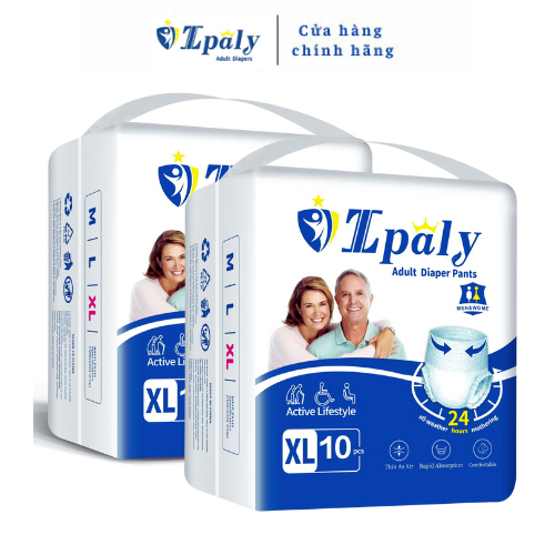 Combo 100 miếng Bỉm quần người già Epoly/Ipaly chất lượng giá tốt đủ size M-L-XL