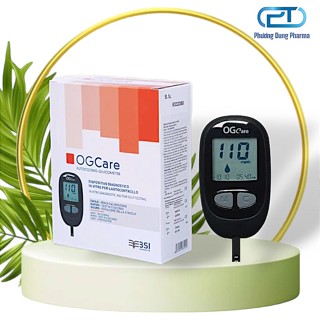 Máy đo đường huyết OGCARE ( mmol/L, mg/dL ) hàng chính hãng + Tặng Hộp 25 Que Thử