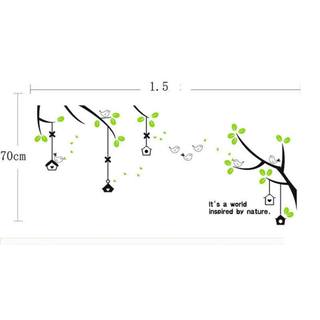 Decal dán tường Combo bộ treo ảnh + xe đạp