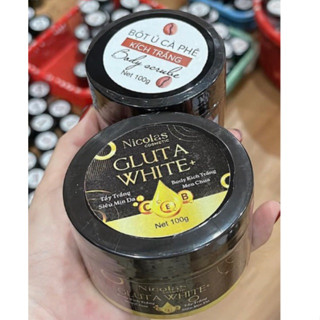 [Chính Hãng] Combo Ủ Trắng Cafe + Kem body Thanh Nhi Nicos - Siêu trắng