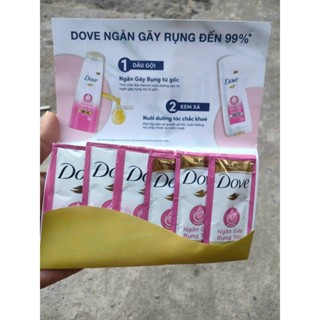 Dây dầu gội đầu , dầu xả Sunsilk, Dove, Romano,Clear - 6gram/gói - HÀNG CHUẨN CHÍNH HÃNG
