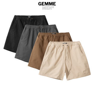 Quần short kaki big size trên gối GEMME MEN, thể thao, năng động, big size 55kg - 150kg