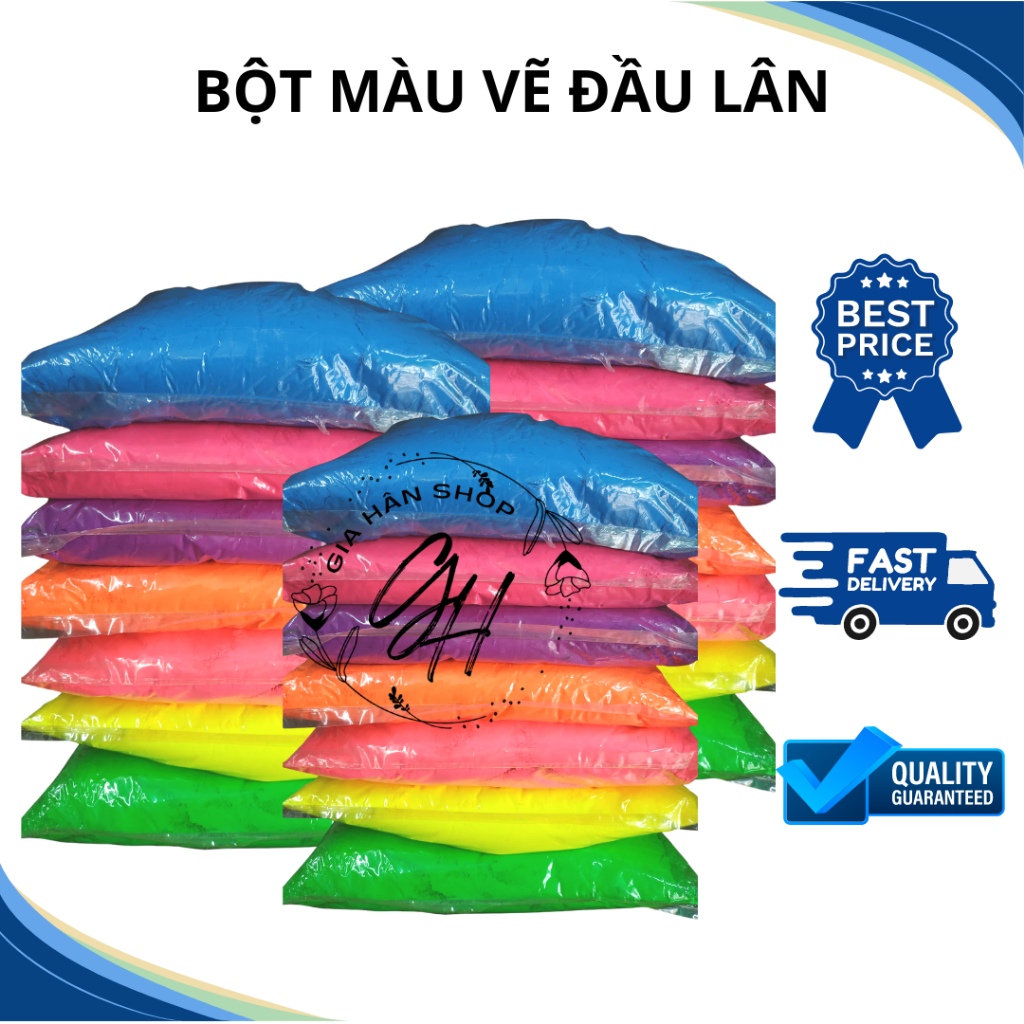 100 gram Bột màu vẽ đầu lân, múa lân