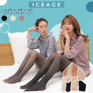 Quần tất nữ mùa đông 5D cạp cao, lót nhung, lót lông dày giữ ấm