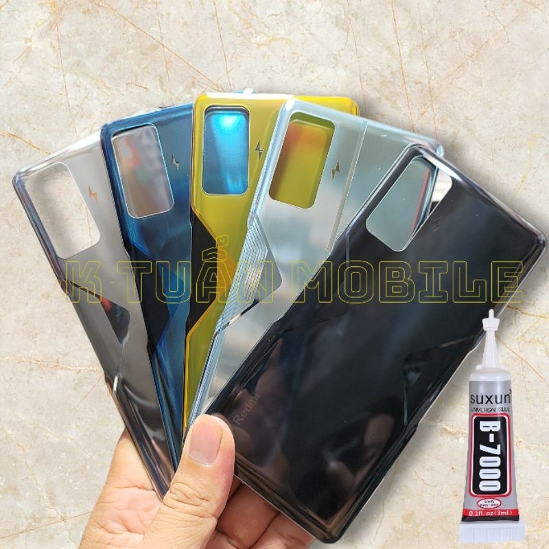 Nắp lưng Xiaomi Redmi K50 Gaming chất liệu kính lk loại 1 tặng kèm free keo dán