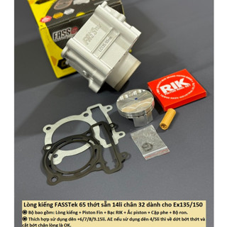 Lòng Fasstek 65 V3 thớt sẵn 14li chân 32 dành cho Ex135/150