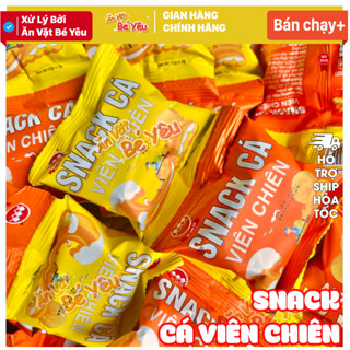 (Hoả tốc HN) Bim bim snack cá viên chiên haidilao hàng chính hãng Minh Châu Food bịch 60 gói