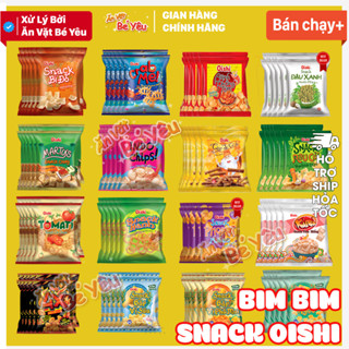 (Hỏa tốc HN) Bịch lốc bim bim oishi bánh snack Oishi® nhiều loại đủ vị