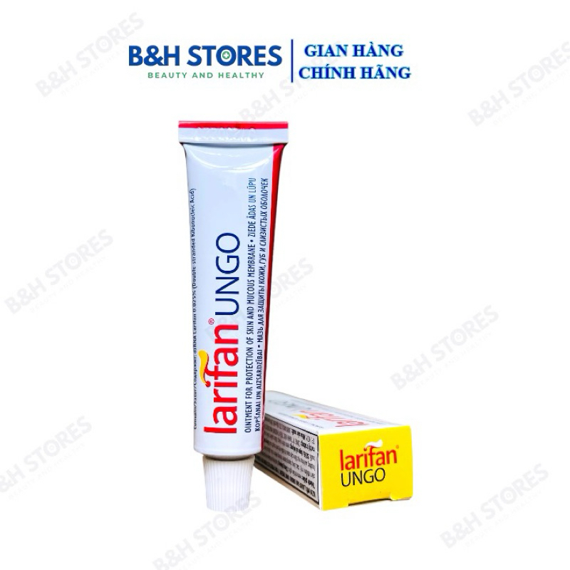 Larifan Ungo Sùi mào gà, Gai sinh dục, Chuỗi ngọc DV,  Mụn Cơm, Mụn Cóc Herpes 10g