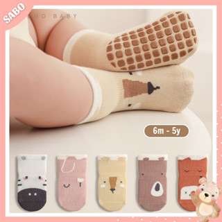 Tất Len Cổ Cao Chống Trượt NEMO BABY Hình THỎ, NGỰA Cho Bé Trai Bé Gái 6m-5y, Vớ Len Mùa Đông Cho Bé