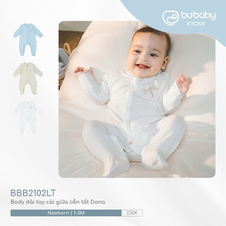 [ Bu Baby ] Body Bu dài tay bambus mềm mại, thấm mồ hôi cho bé trai bé gái