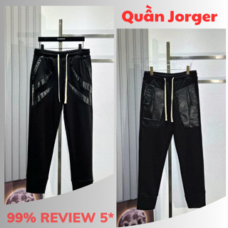 Quần Jorger Nam DSQ Phối Túi Da Siêu Đẹp, Quần Jorgger Nam Dớt Si Que Chất Nỉ Chân Cua Phối Túi Khóa Siêu Cấp.