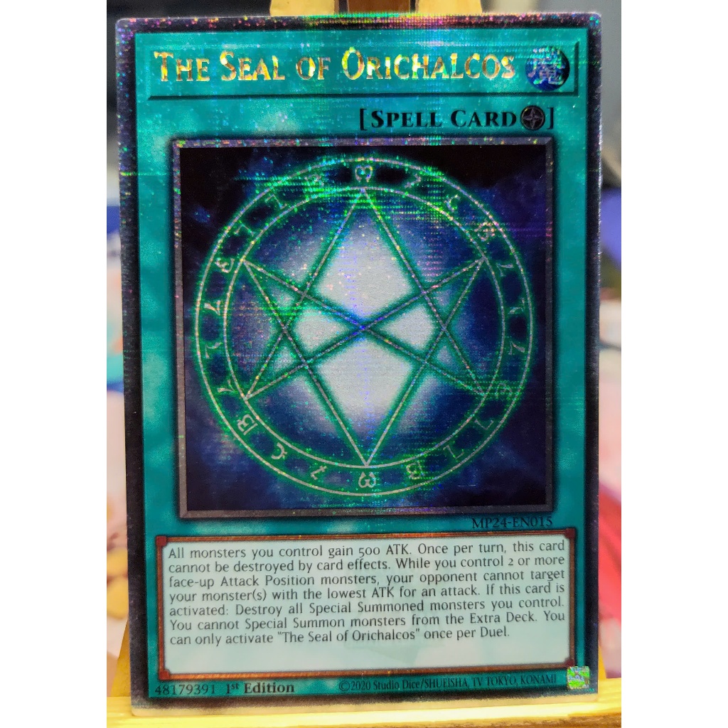 [KW2 Yugioh]* [EN-UK] [Nice Art]  Thẻ bài The Seal of Orichalcos - MP24-EN015 - Quarter Century Rare
