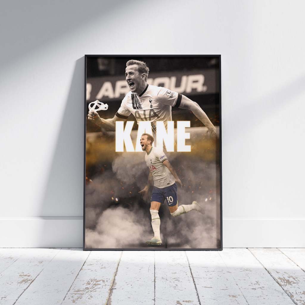 Harry Kane Tottenham Hotspur -Tranh bóng đá treo tường [Collage Poster]