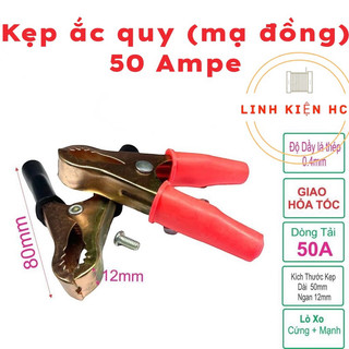 Kẹp Ắc Quy mạ đồng 50 ampe Kẹp ắc quy kẹp xe hơi