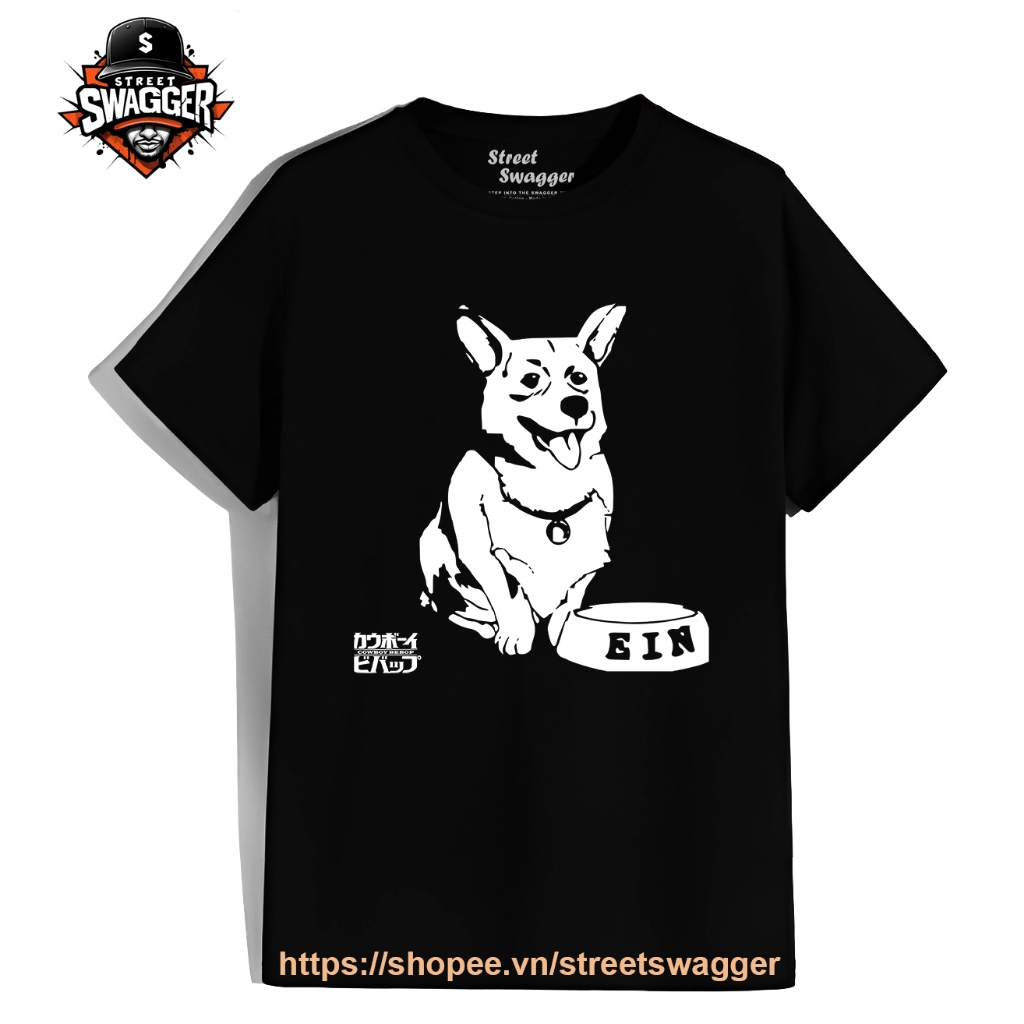 Áo Thun Xuất Mỹ Unisex EIN Cowboy Bebop Trending T Shirts