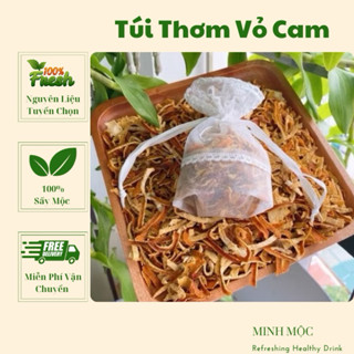 Túi thơm vỏ cam quýt, oải hương giảm stress, chống say tàu xe