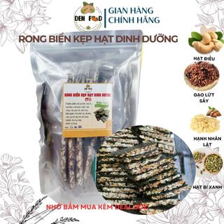  1kg Rong biển kẹp hạt dinh dưỡng siêu hạt Denfood - Snack rong biển Eat clean,ăn kiêng heathy 