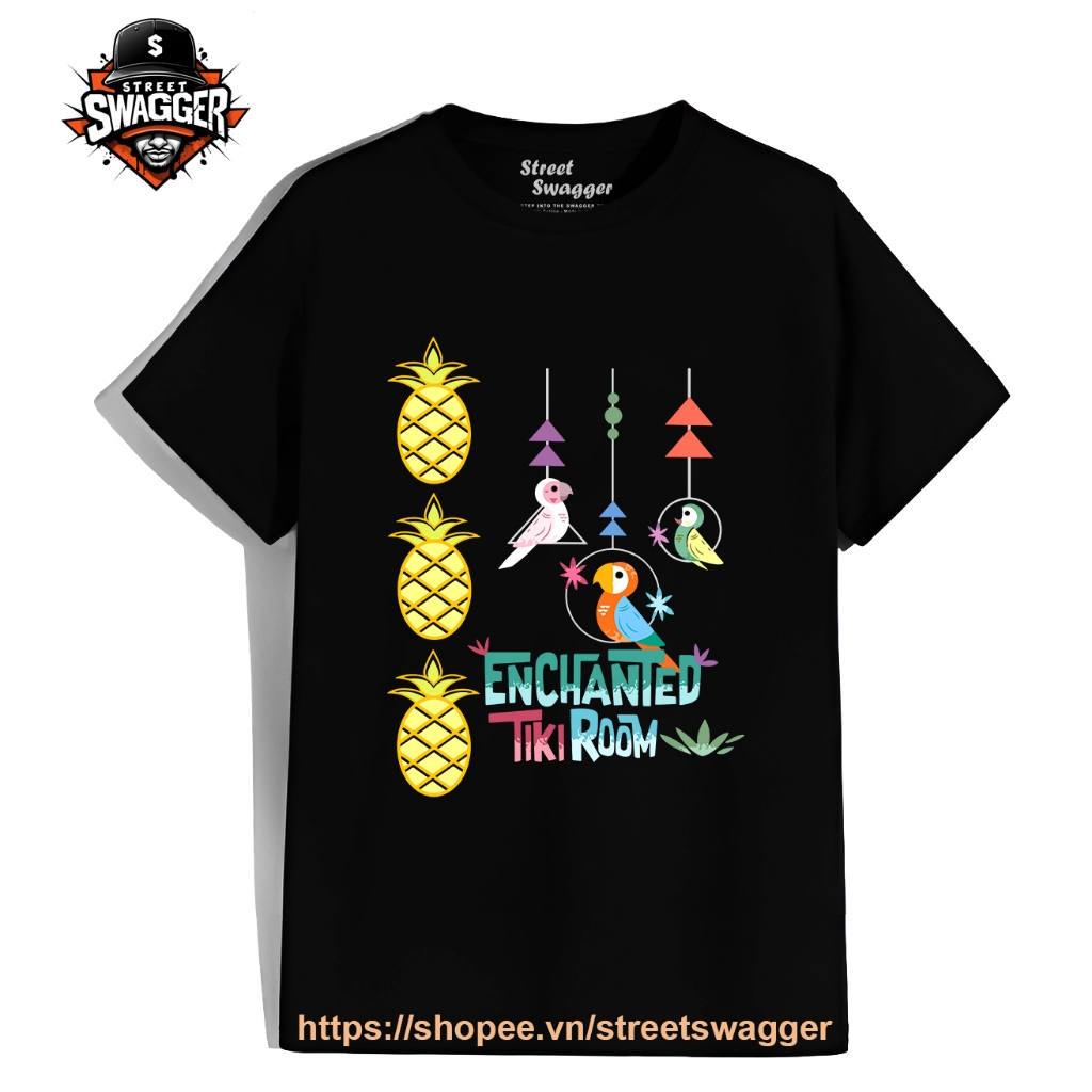 Áo Thun Xuất Mỹ Unisex Enchanted Tiki Room