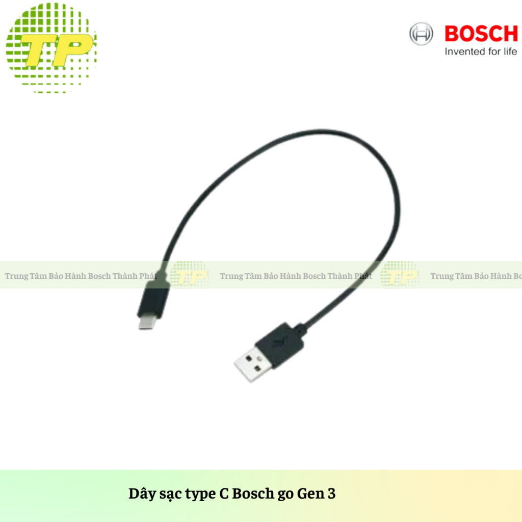 Dây sạc Máy vặn vít dùng pin 3.6V Bosch go Gen 3