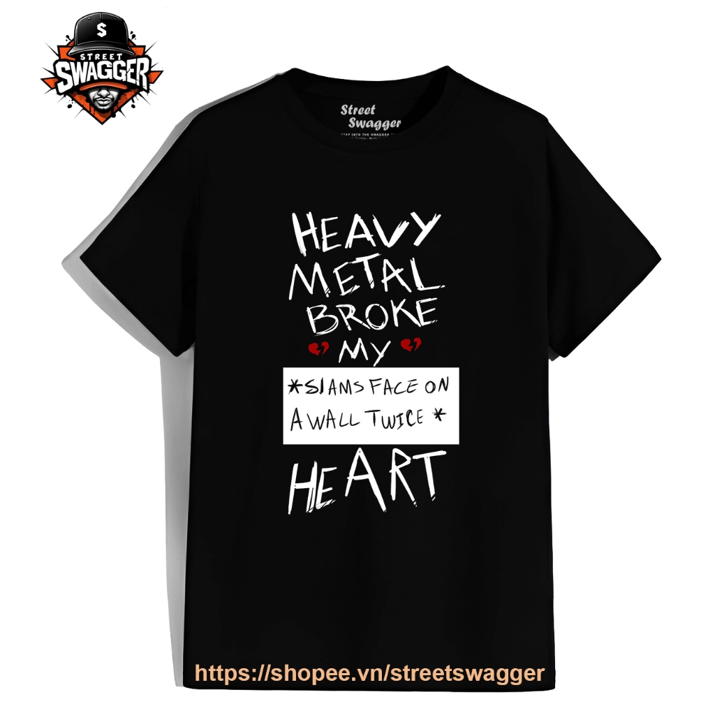 Áo Thun Xuất Mỹ Unisex Fall Out Boy Centuries Heavy Metal Broke My Heart Unisex T Shirt