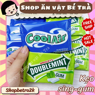 (Sỉ hộp 12vỉ) Kẹo cao su vỉ CoolAir / Doublemint, kẹo su nhai hàng cty chính hãng