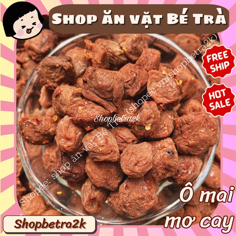 |500gr| Ô mai mơ cay ngon các loại, ô mai mơ cay vị tự chọn