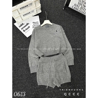 Set Len Dài Tay Thêu Ngựa QC L1