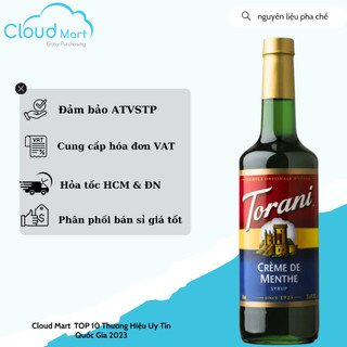 Syrup Torani Menthe 750ml - Giá tốt nhất thị trường