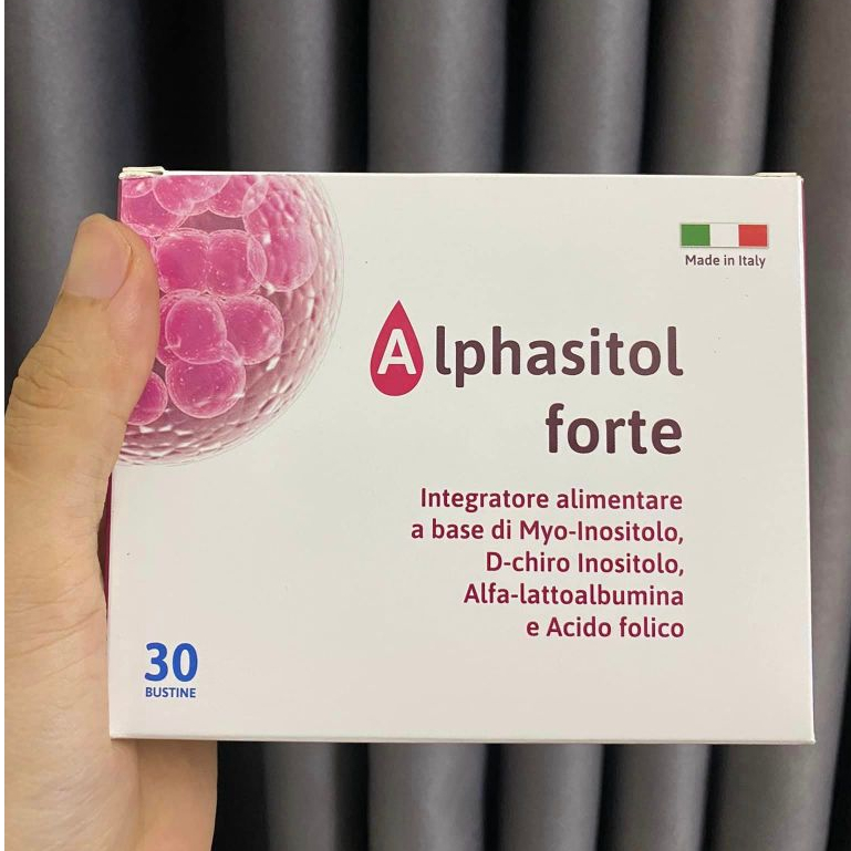 Alphasitol Forte - Bổ Trứng, Buồng Trứng Đa Nang, Tăng Khả Năng Thụ Thai, (Hộp 30 Gói)