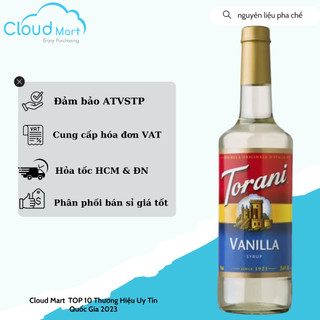 Syrup Torani Vanilla 750ml - Nguyên Liệu Pha Chế Cloud Mart