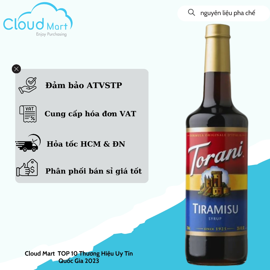 Syrup Torani Tiramisu 750ml
