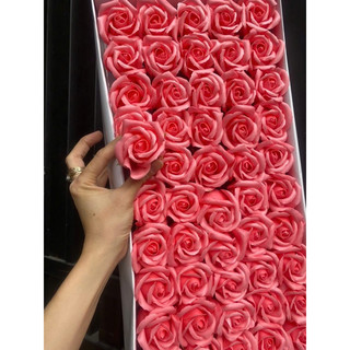 Hoa hồng sáp thơm 3 lớp( hộp 50 bông)