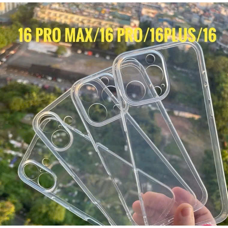 Ốp lưng dẻo GOR iphone 16 pro max , 16 pro , 16 plus , 16 GOR dẻo không ố vàng , bảo vệ máy