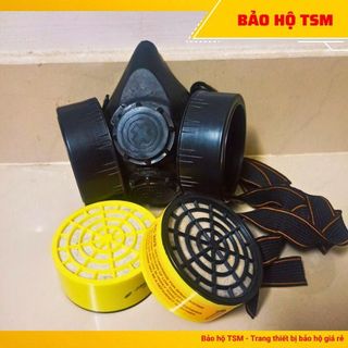 Mặt nạ phòng độc 2 phin lọc Green Eagle BB306 lọc bụi, phun sơn, phun thuốc khử mùi