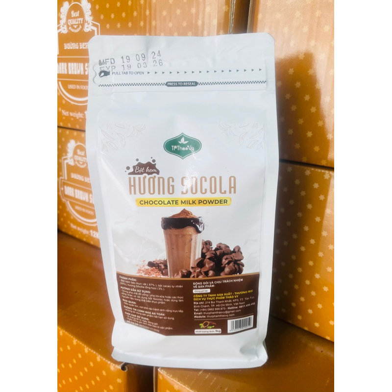 Bột socola 1kg thảo vy ( 1 gói tặng 1 gói trân châu)