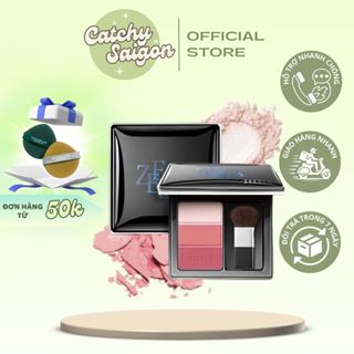 [ZEESEA] Phấn Má Hồng ZEESEA 3 Màu Kèm Cọ Và Gương Trang Điểm Tự Nhiên 3 Color Concealer Blusher 5g