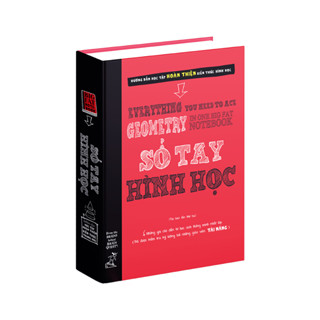 Sách Sổ tay hình học Sách toán hình học từ lớp 8 đến lớp 12 bìa cứng 620 trang  - Á Châu Books