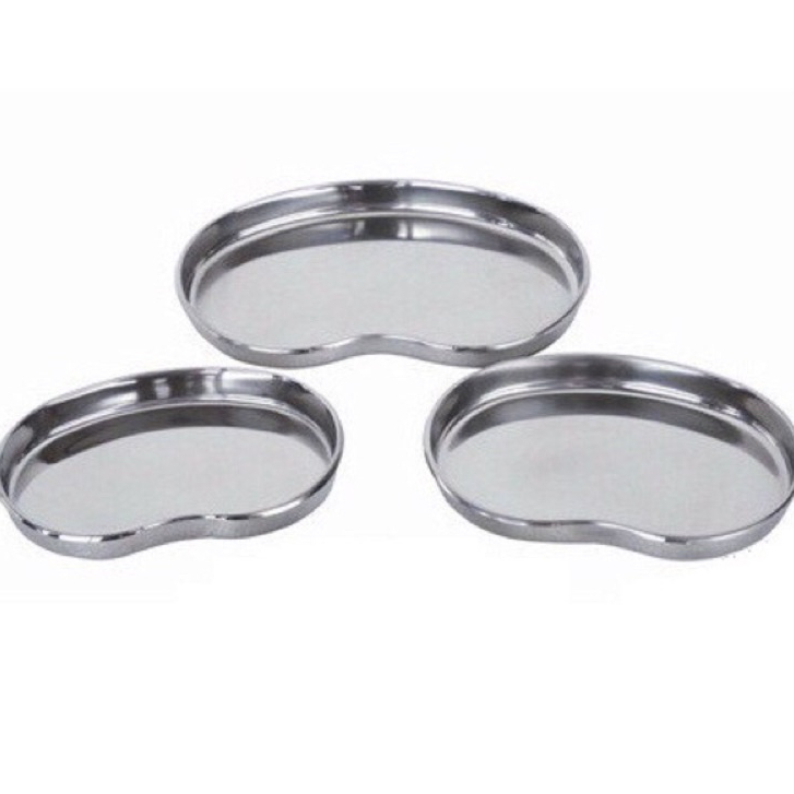 khay inox hình hạt đậu spa thẫm mỹ viện