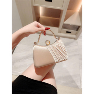 Túi xách đi tiệc màu nude xinh xắn sang trọng nhập khẩu loại 1 fullbox