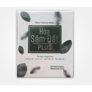 Giảm Cân Hoa Sâm Đất Plus - Hộp 15 gói