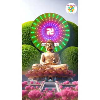 Đèn Led Hào Quang Phật Tỏa 1 tấc 6 đến 3 tấc - xài được điện 110v và 220v